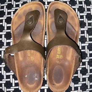 Brown Birkenstocks